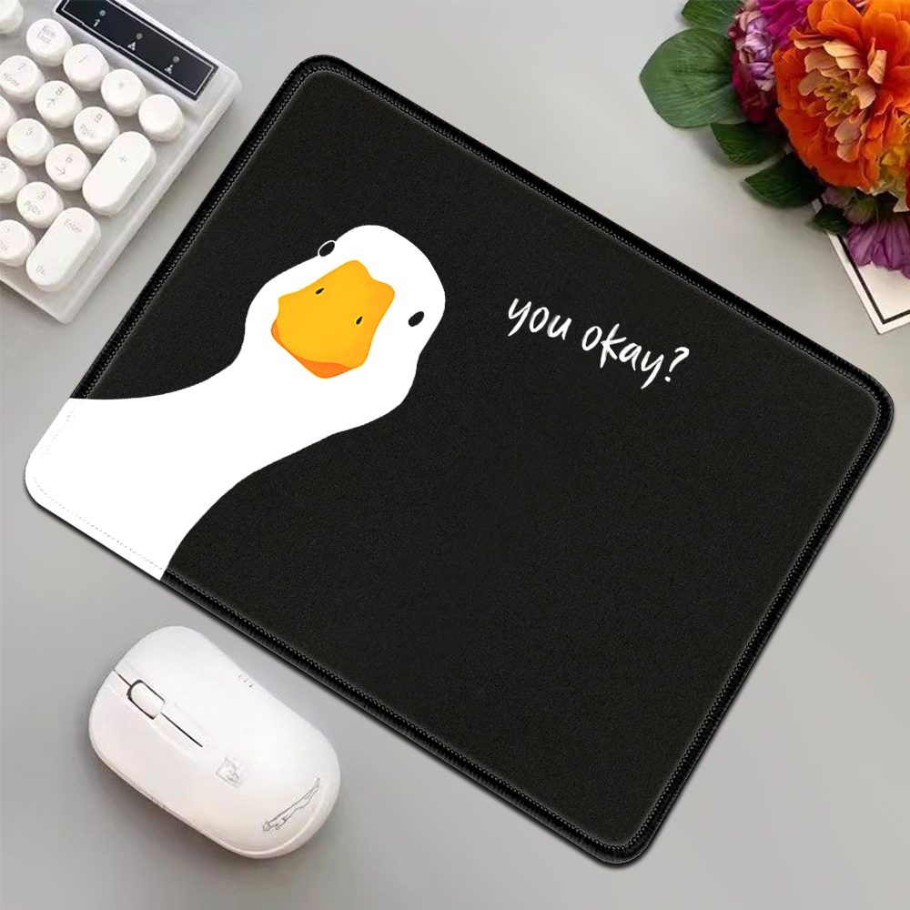 Pc Gaming Notebook - Black Mini Mouse Pad Funny Goose