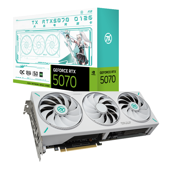2025 TX-RTX5070-O12G GDDR7 OC  - Pc Gaming Vr 评论和价格