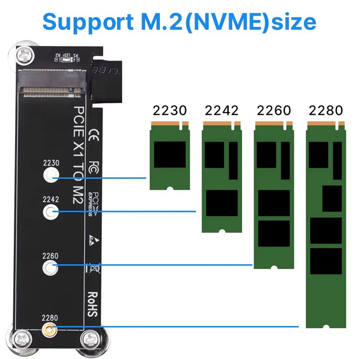 L77A PCI-E 3.0 X1 to M.2 NVMe  - Pcie Riser Cable 评论和价格