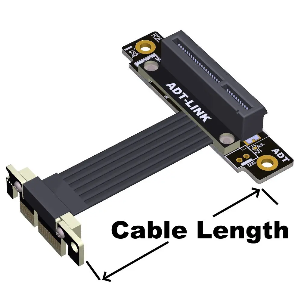 ADT-Link PCI Express 4.0 X4 To - Pcie Riser Cable 评论和价格
