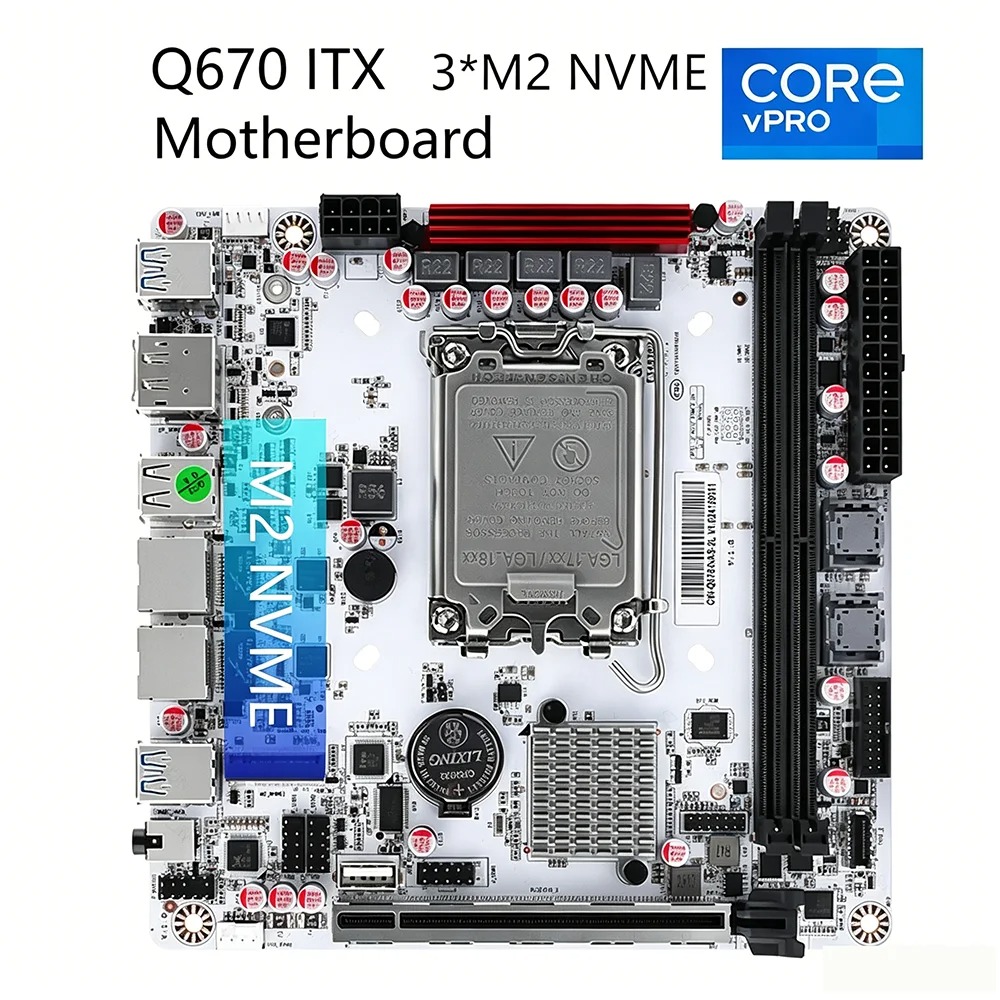 Q670 ITX NAS Motherboard Kit,  - Pc Gaming I7 14Th Gen 评论和价格