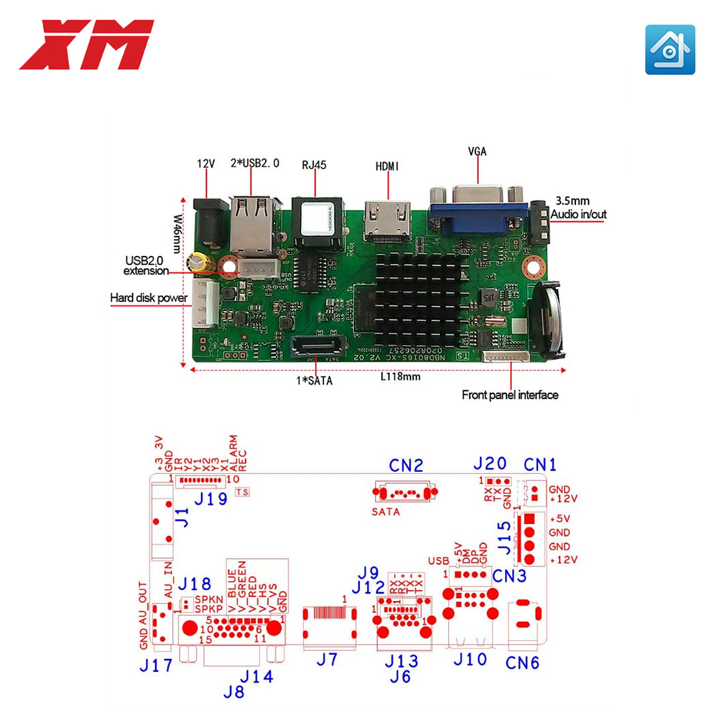 XM Original 10CH 4K 5MP H.265  - Pc Gaming Vr 评论和价格