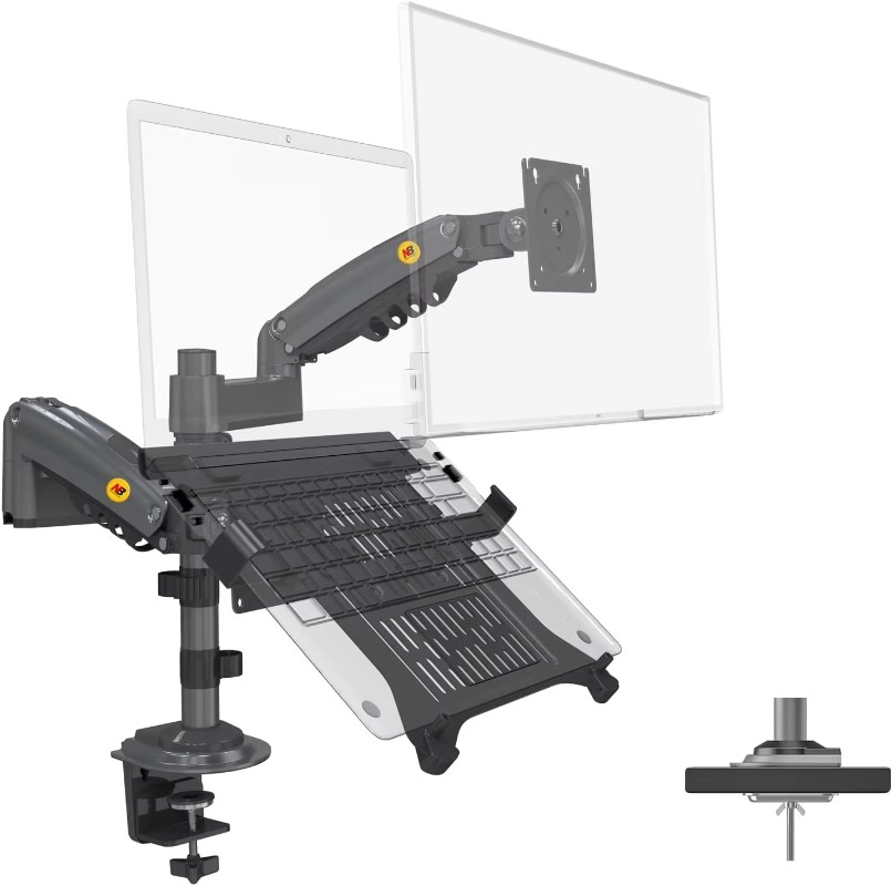 Dual Arm 2 in 1 Combo Laptop M - Dual Monitor Arm 评论和价格