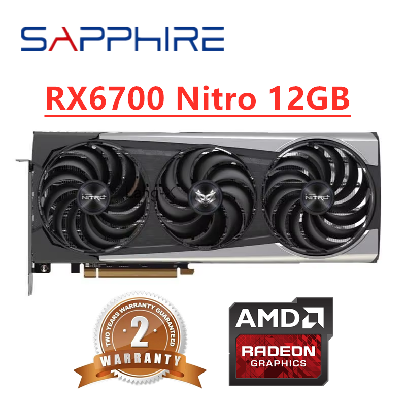 GPU Sapphire RX 6700 XT 6700XT - Pc Gaming Vr 评论和价格
