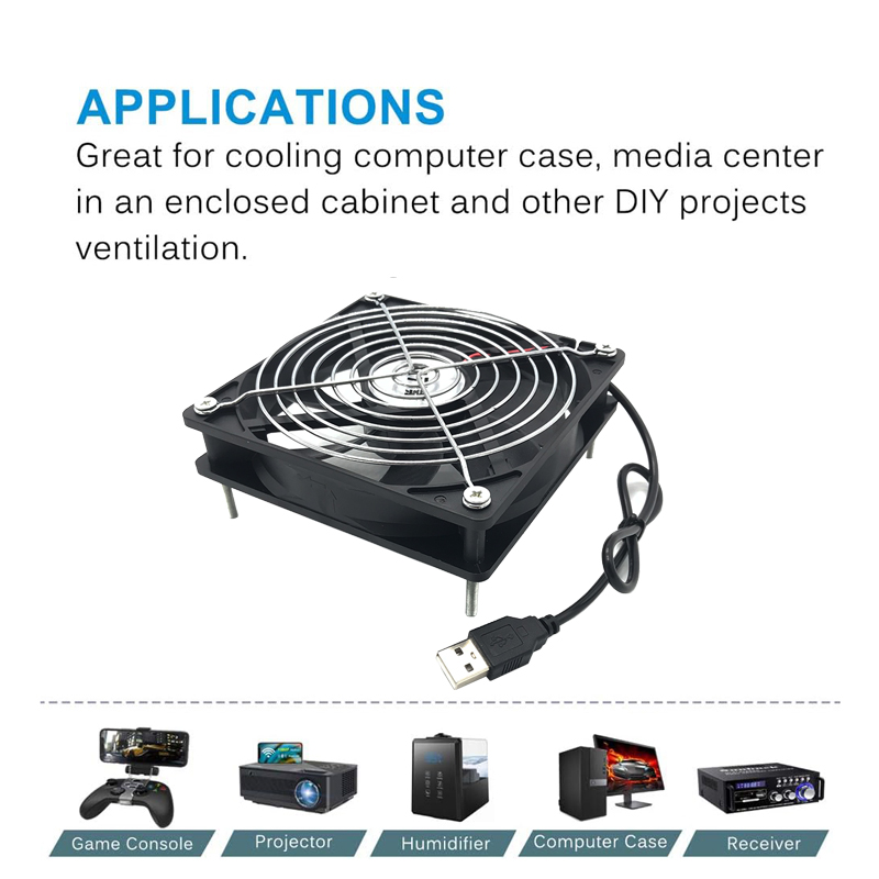 8/12cm 12V USB Powered Compute - Pc Gaming Vr 评论和价格