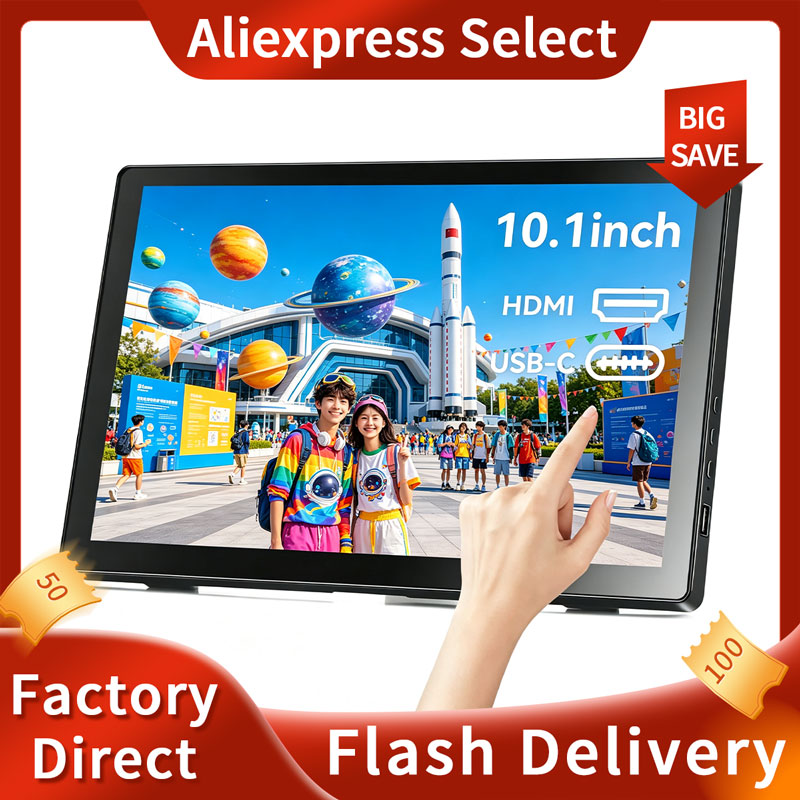 Small Touchscreen Monitor 10.1 - Pc Gaming On Mobile 评论和价格