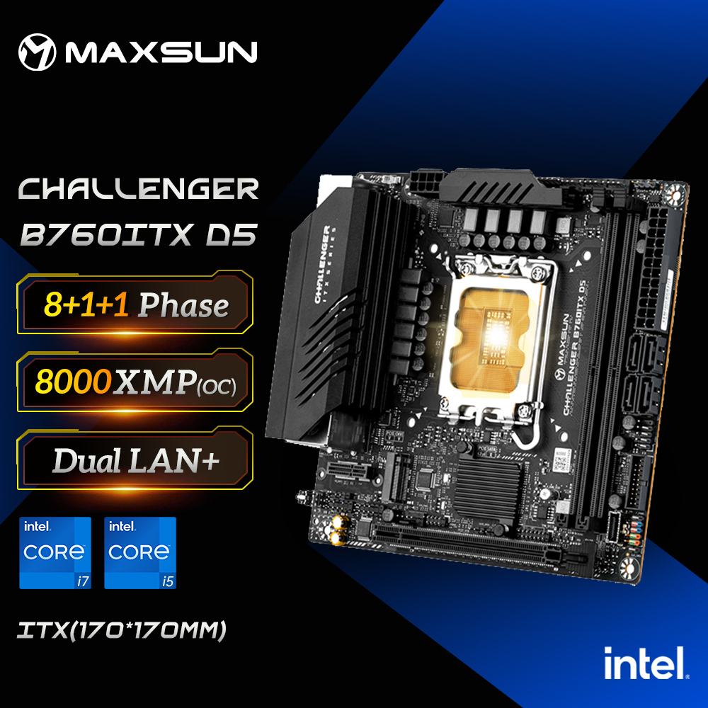 MAXSUN Game Motherboard B760IT - Pc Gaming I7 14Th Gen 评论和价格