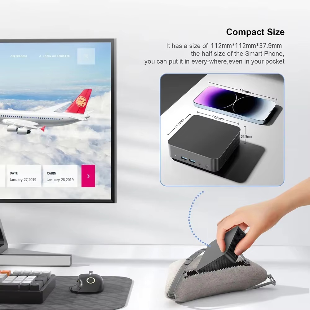2026 Intel N150 Mini PC Protab - Pc Gaming Ram 32Gb 评论和价格
