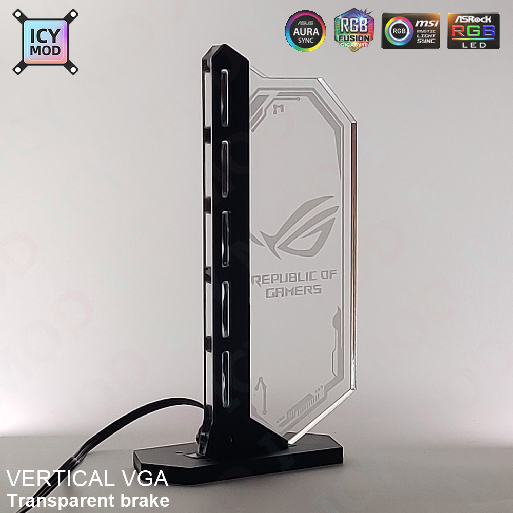 Transparent Vertical GPU Suppo - Pc Gaming Vr 评论和价格