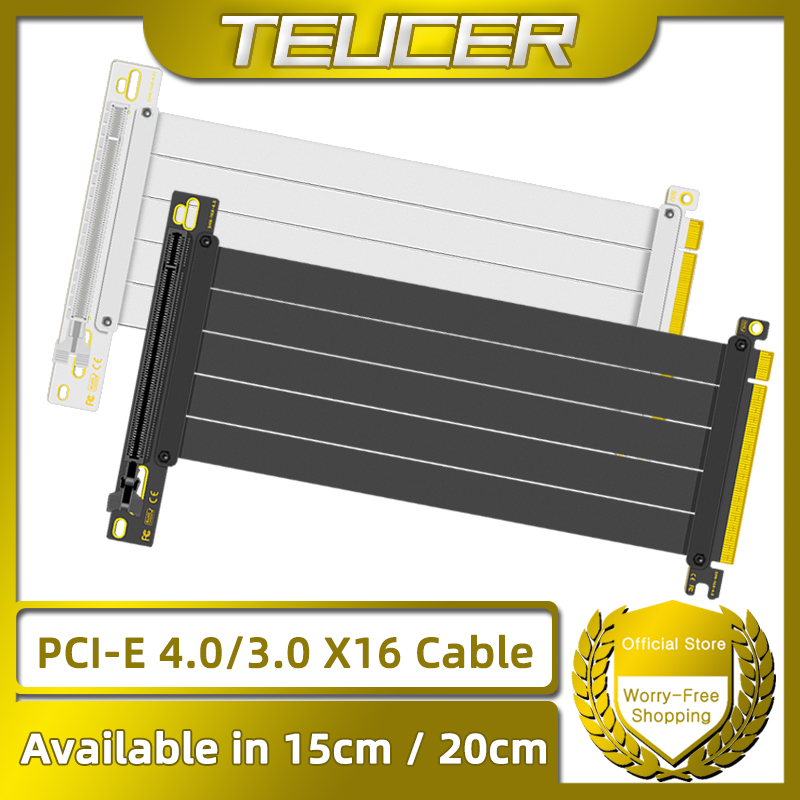 TEUCER PCI-E 4.0 X16 Riser Cab - Pcie Riser Cable 评论和价格