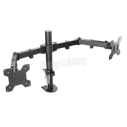 MS02 Desktop Clamping Full Mot - Dual Monitor Arm 评论和价格