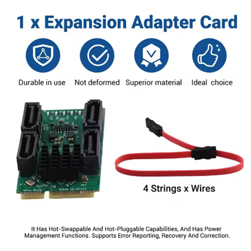 Mini PCI-E To SATA3.0 Riser Ca - Pcie Riser Cable 评论和价格