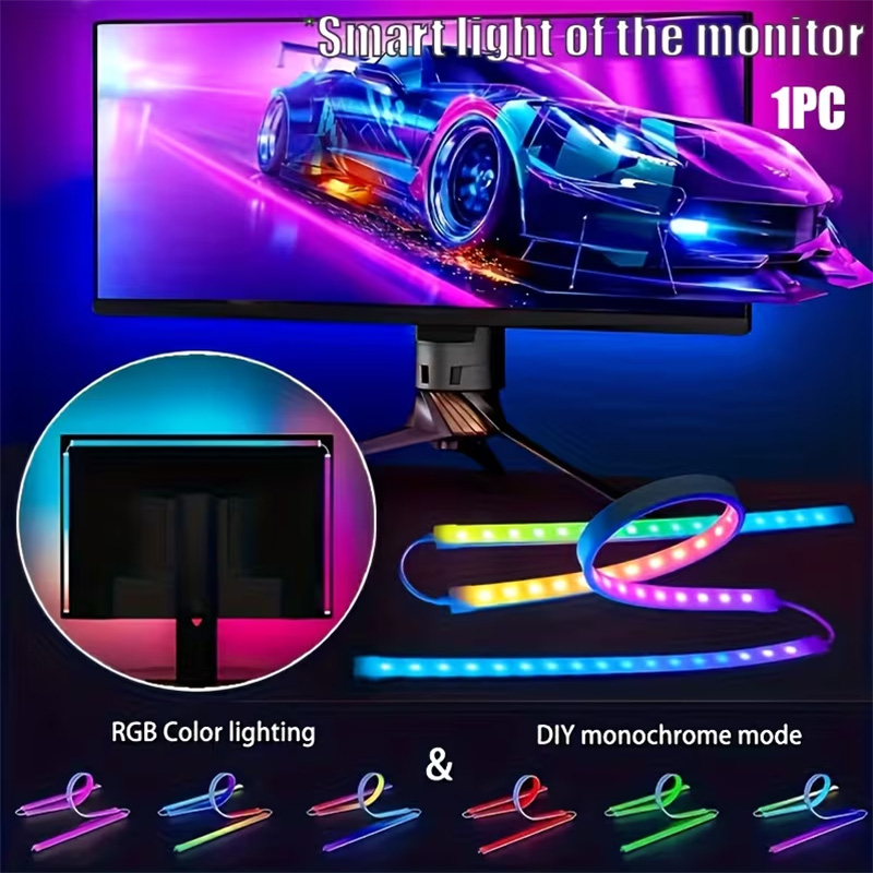 RGB Gaming Lights Strip Monito - Pc Gaming Rgb 评论和价格