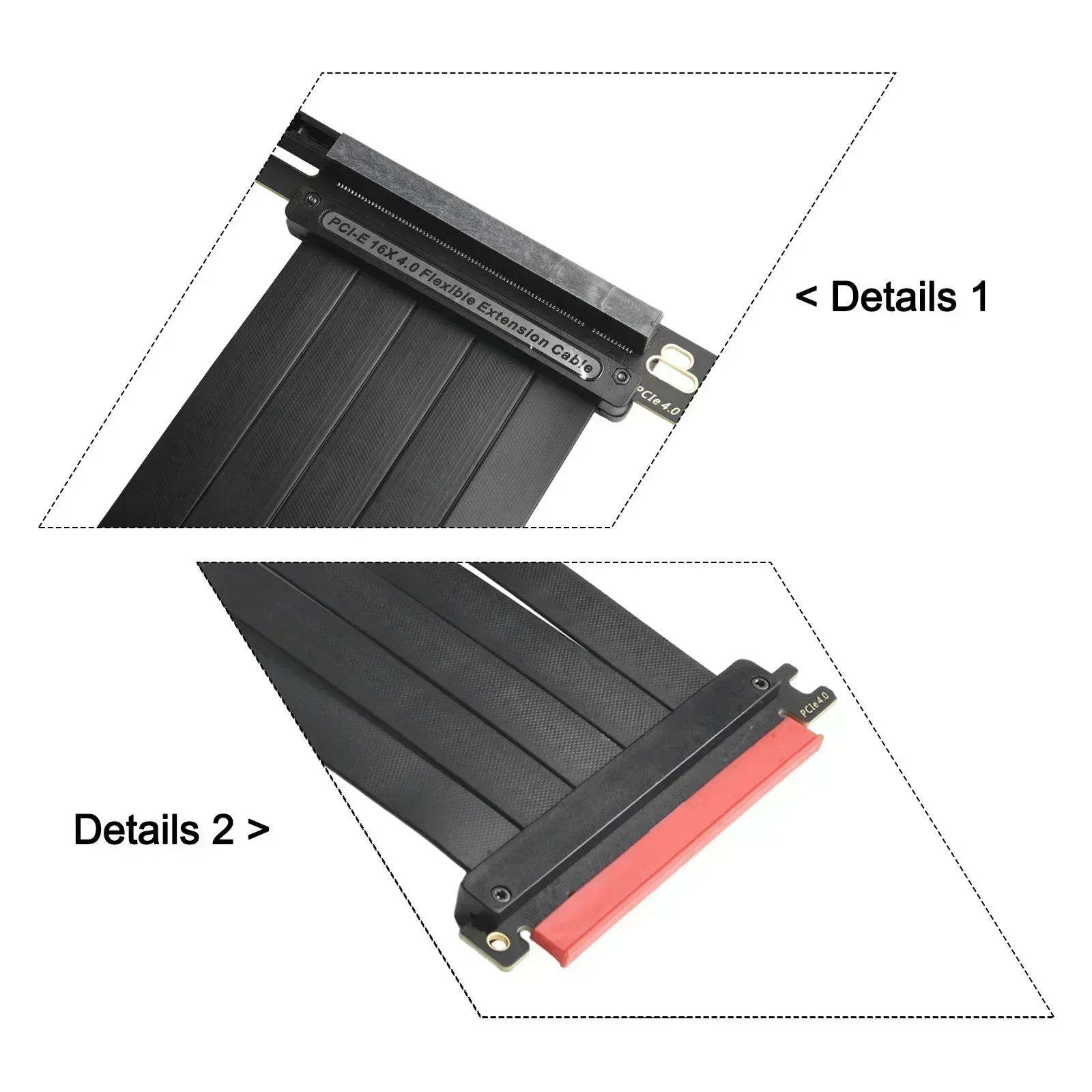TEUCER PCI-E 4.0 X16 Riser Cab - Pcie Riser Cable 评论和价格