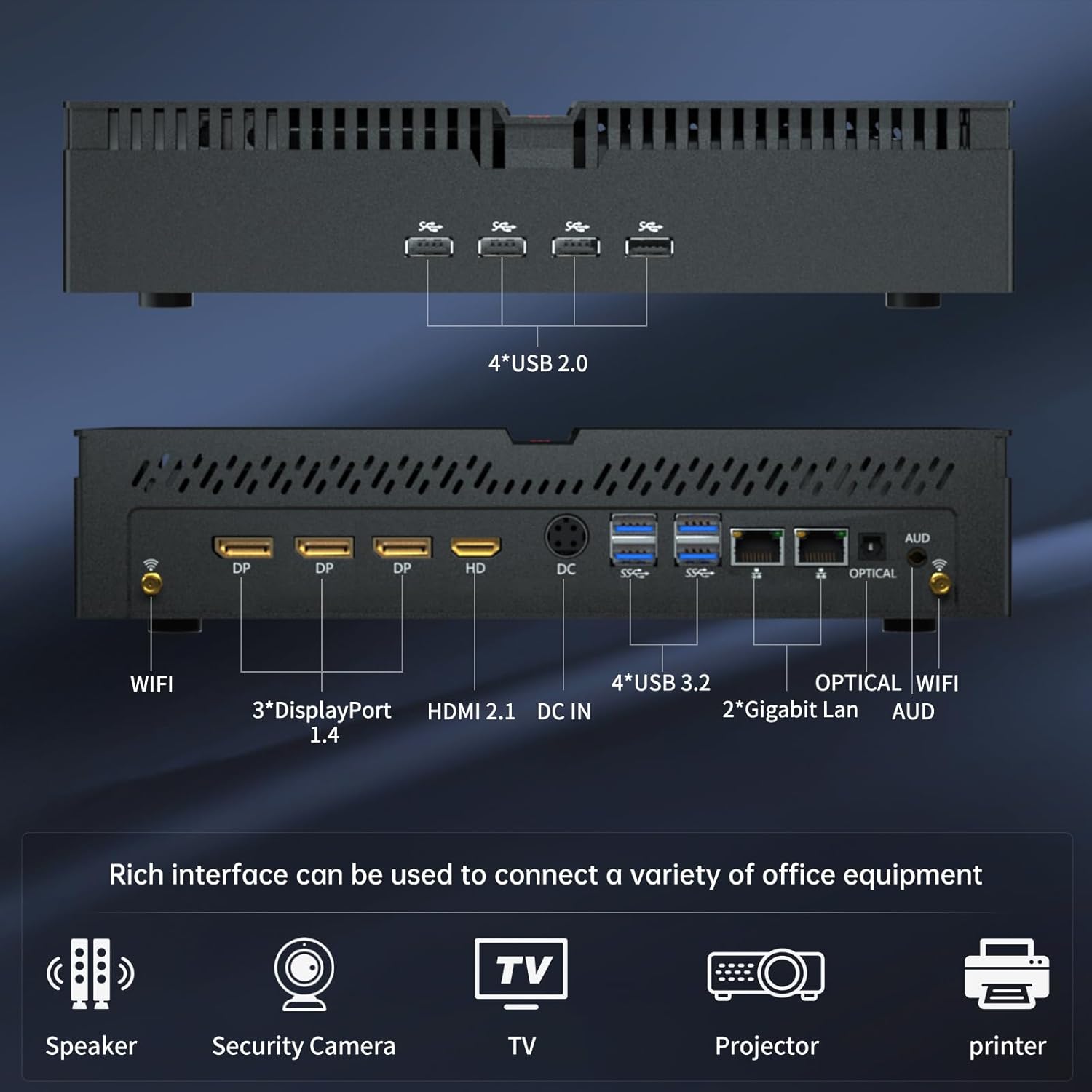 Partaker Gaming Mini PC 14th G - Pc Gaming I7 14Th Gen 评论和价格