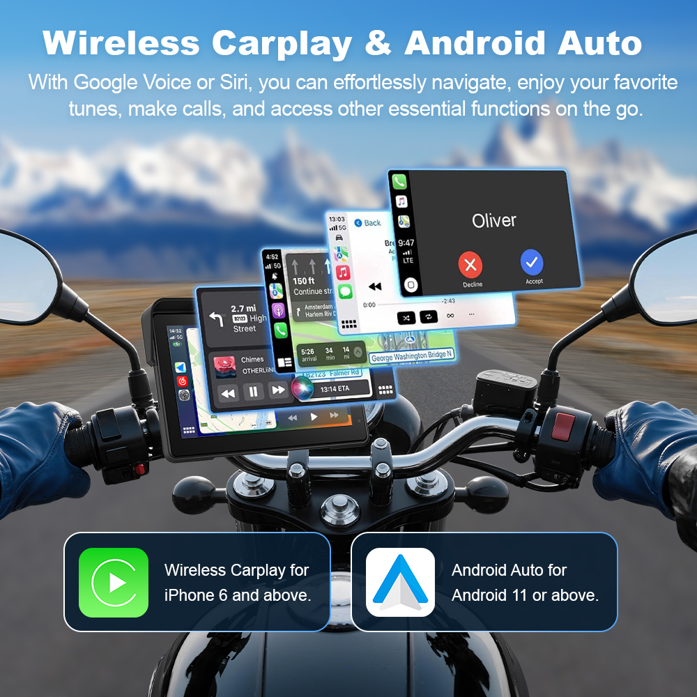 BEPOCAM 5/7'' Carplay Motorcyc - Pc Gaming Vr 评论和价格