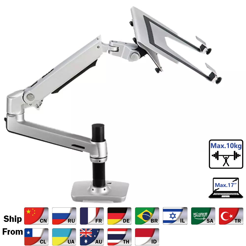 V62CT Aluminum Alloy Desktop M - Dual Monitor Arm 评论和价格
