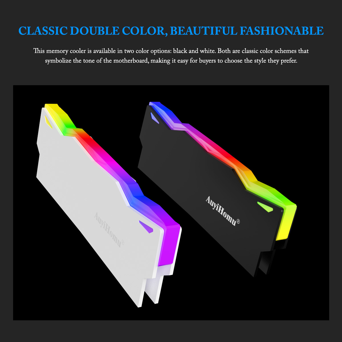 AuyiHomu RGB Heatsink, 5V 3Pin - Pc Gaming Rgb 评论和价格