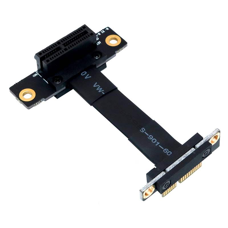 PCIE X1 Riser Cable Dual 90 De - Pcie Riser Cable 评论和价格